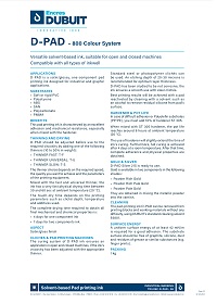 D-PAD Technical Data Sheet